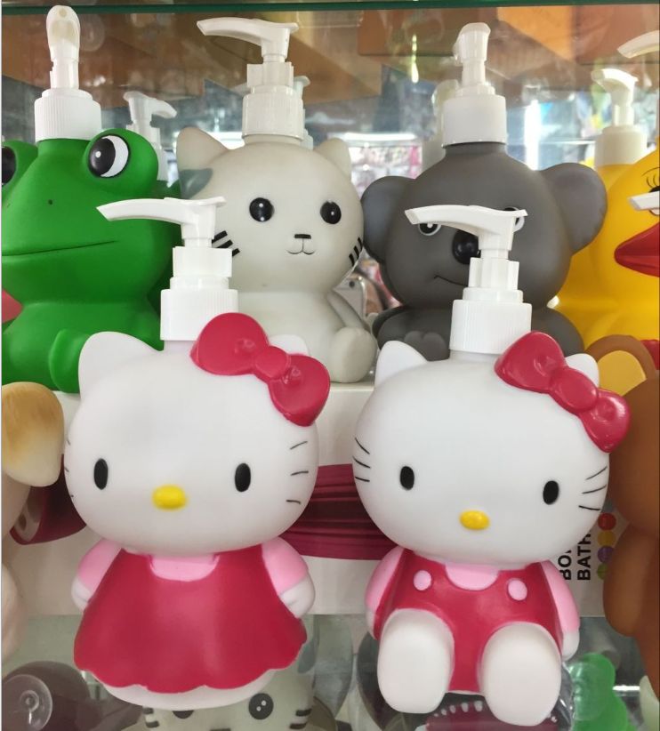 Daily necessities cartoon bottles, hand sanitizer bottles, shampoo bottles, bath bottles, best-selling cartoon bottles
