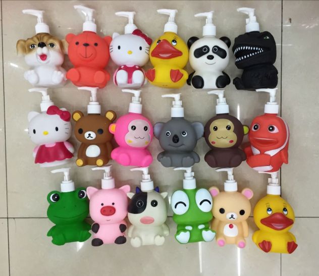 Daily necessities cartoon bottles, hand sanitizer bottles, shampoo bottles, bath bottles, best-selling cartoon bottles Application Scenario