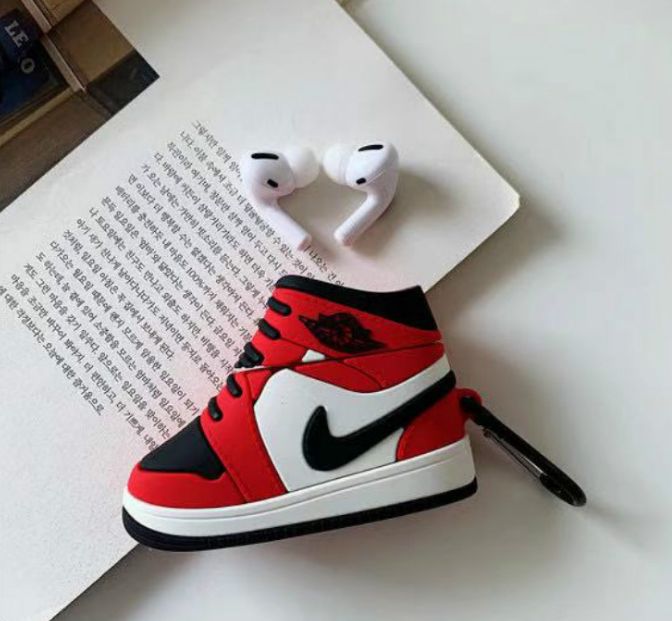 Creative personality sneakers airpods earphone case Earphone case airpodsPro silicone case 2/3 generation couples
