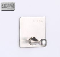 Clothes hanger Free punch hat hanger stainless steel door key hanger bag hanger