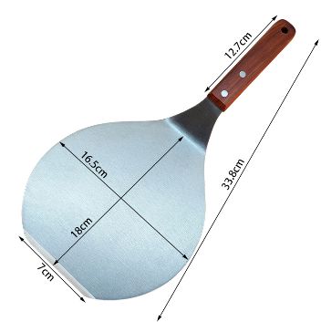 Wooden handle round spatula Baking spatula
