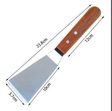 Wooden handle small frying spatula Wooden handle for baking spatula
