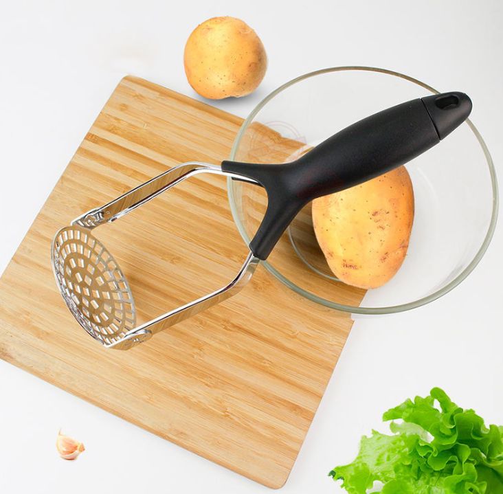 Household stainless steel potato press folding potato press potato mash potato mash fruit juice press