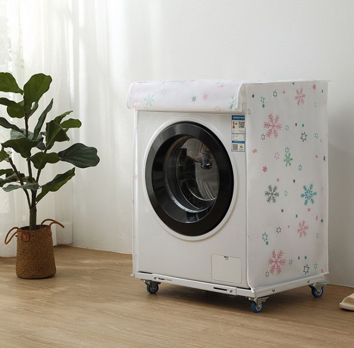 Waterproof washing machine cover thickened sunscreen dust cover home automatic roller drum washing machine cover