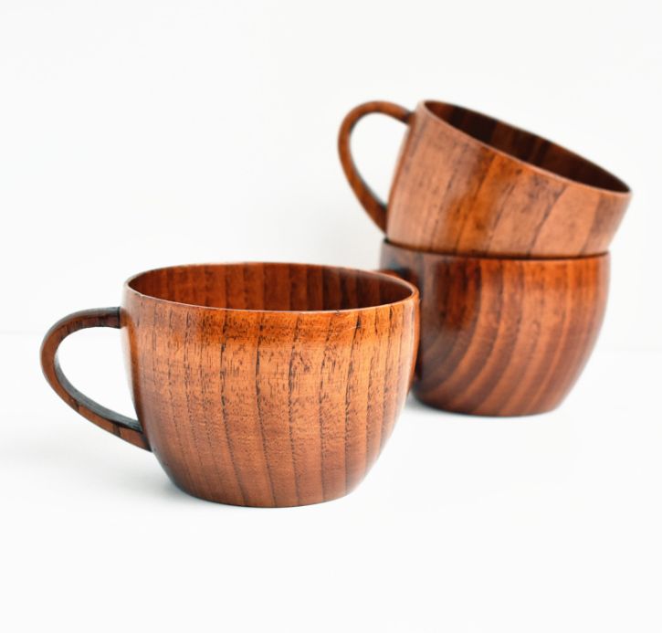 Natural sour jujube wood creative wood cup daily department store tea cup coffee cup