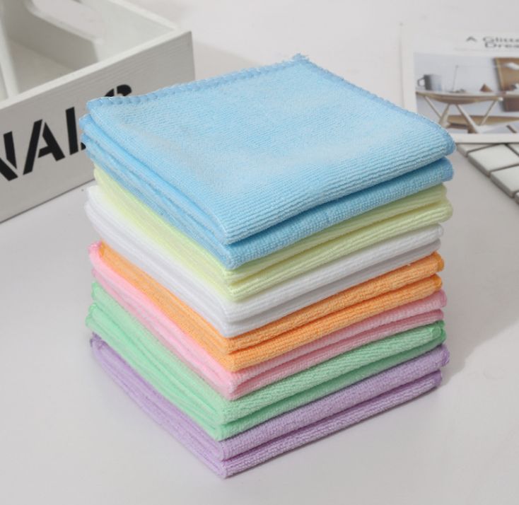 Microfiber towel Giveaway square Clean small square square full figure