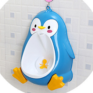 新款企鹅小便斗可站立式儿童挂墙式宝宝小便器尿斗详情图1