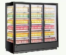 3-door / 4-door / 5-door display cabinets, glass door refrigerators, commercial fresh-keeping cabinets, ordering skewers, supermarket vegetable air curtain cabinets details Picture