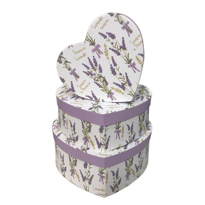 New 3-piece heart-shaped gift box detail image 2