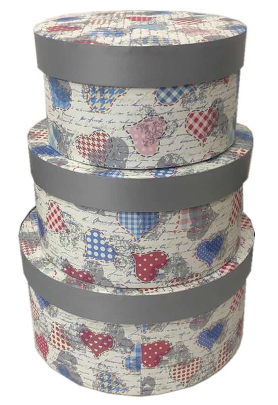 New 3-piece round gift box detail image 6