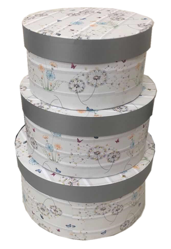 New 3-piece round gift box detail image 2