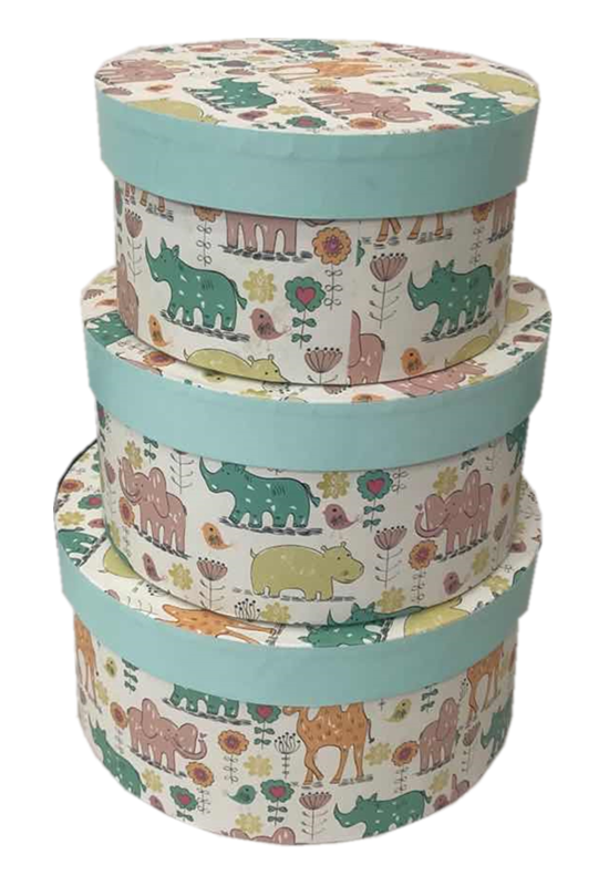 New 3-piece round gift box detail image 4