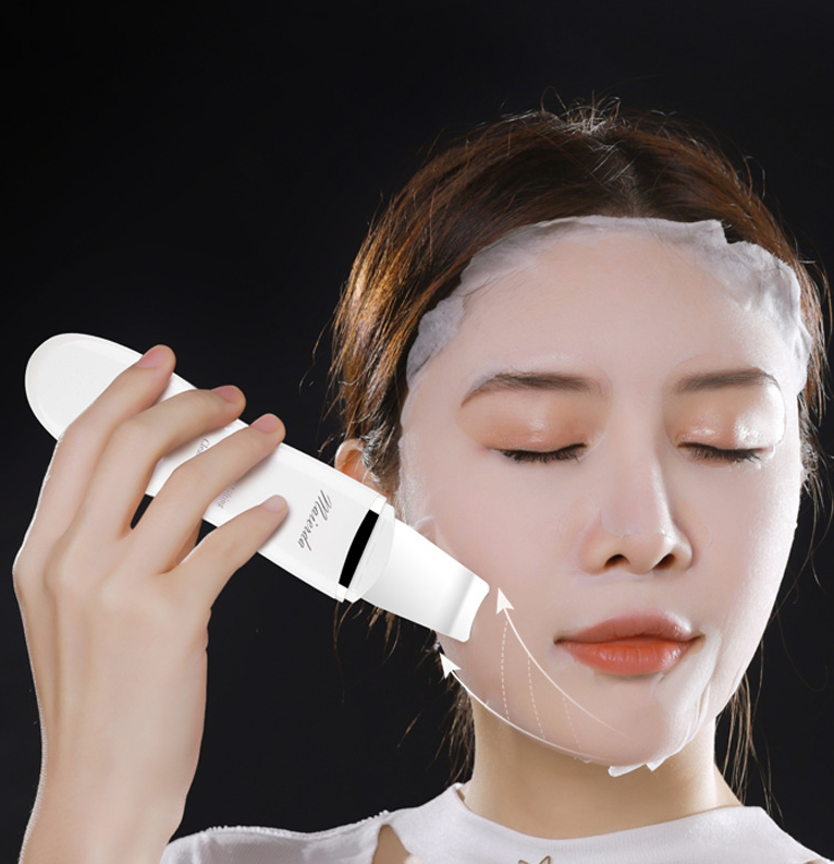新款超声波铲皮机家用电动离子美容仪详情图2