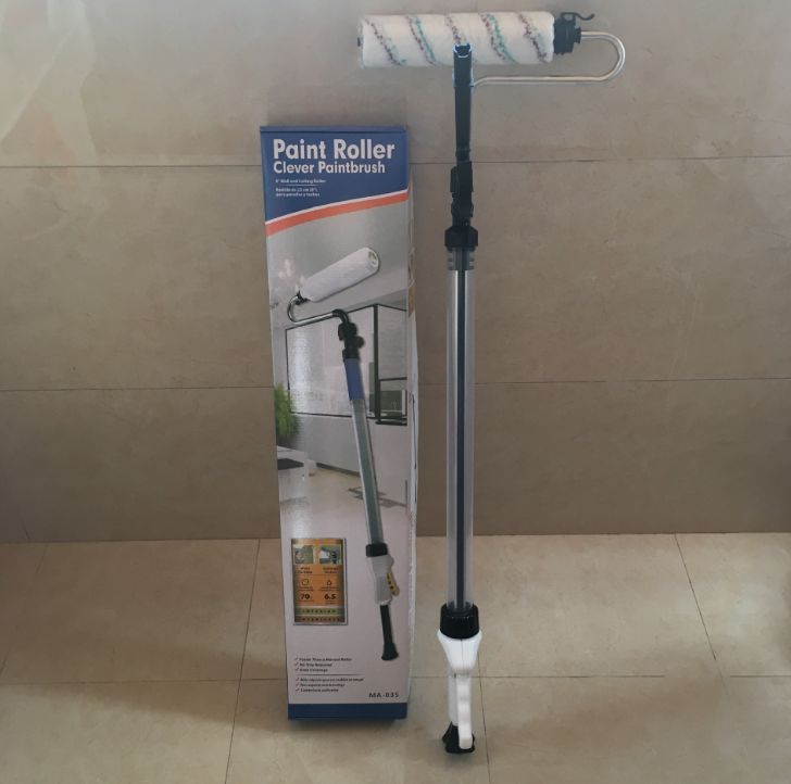 Paint roller brush storage pipette type semi-automatic paint roller machine Latex paint roller brush