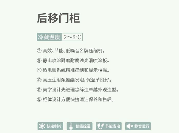 玻璃冷藏展示柜蛋糕柜商用展示柜冷藏熟食寿司甜品慕斯风冷水果保鲜柜详情图3