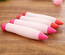 Red silicone chocolate squeeze writing and decorating pen Cream decorating device Cake baking tool