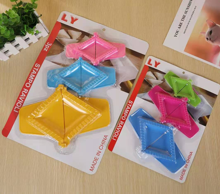 Three-piece dumpling wrapping machine for export, 3pcs, rhombus dumpling mold, non-toxic, odorless, environmentally friendly, from Indonesia and Southeast Asia detail image 2