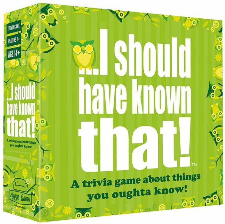 亚马逊新款I Should Have Known That! Trivia Game 游戏牌纸牌