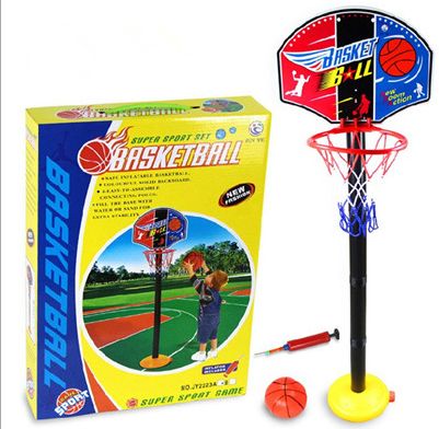 Children's basketball stand with basketball pump Children's sports Taobao hot selling toys full figure