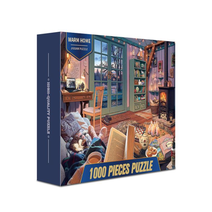 跨境爆款拼图1000片成人减压动物风景儿童益智纸质玩具细节图