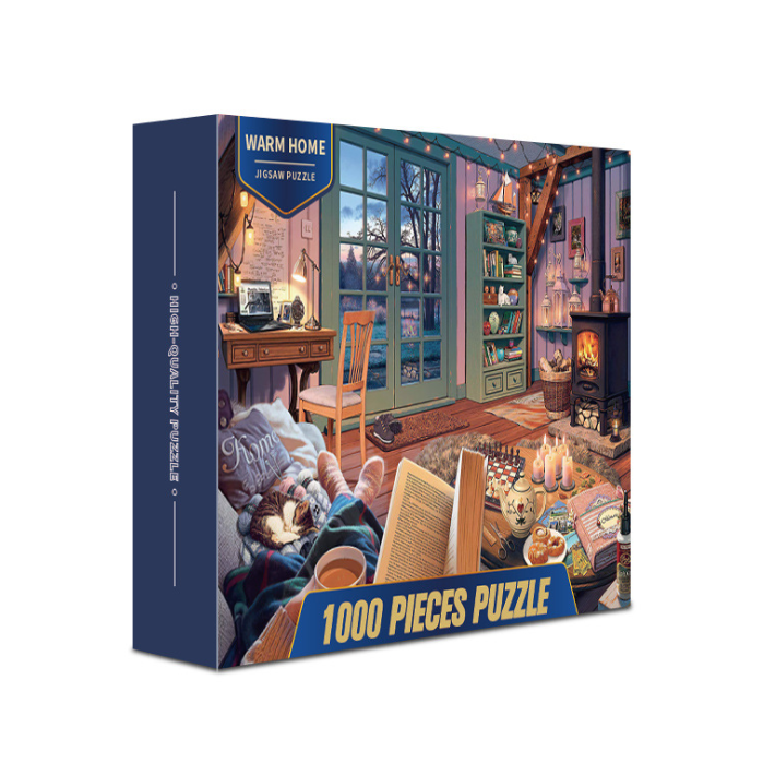 跨境爆款拼图1000片成人减压动物风景儿童益智纸质玩具详情图1