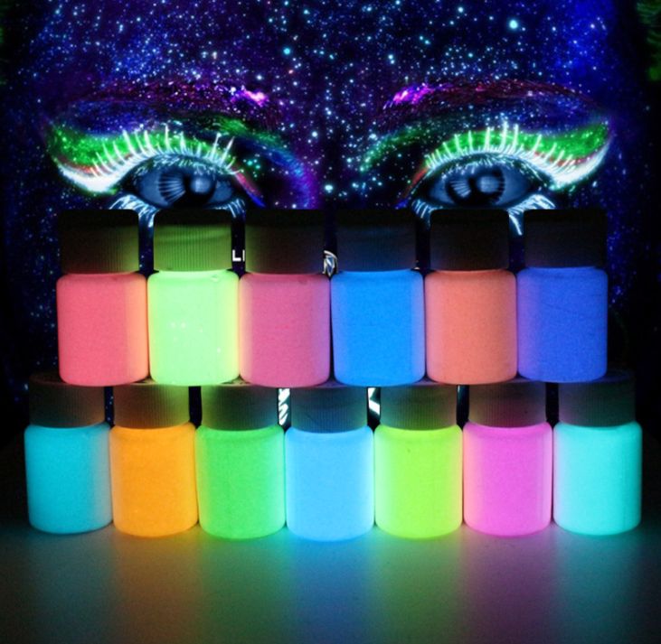 Luminous paint fluorescent liquid luminous powder luminous paint Luminous liquid luminous paint waterborne luminous paint 20g
