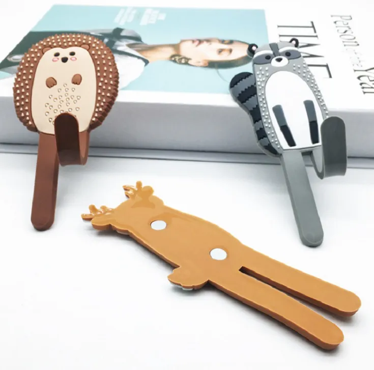 Nordic animal refrigerator stickers, strong magnetic hooks, creative traceless magnets for daily household use detail image 3