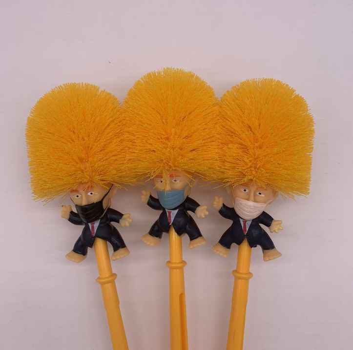 Explosive mask version of the Trump toilet brush wholesale plastic brush cleaning brush Trump toilet brush