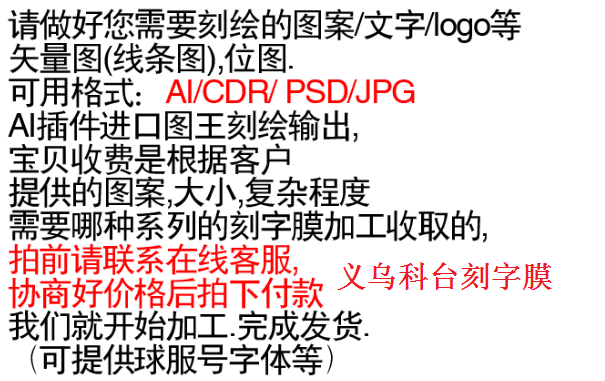 厂家直销 DIY个性化 私人定制  热转印 PET刻字膜 服装烫画膜 球服烫印LOGO 可来图代刻加工图案详情11