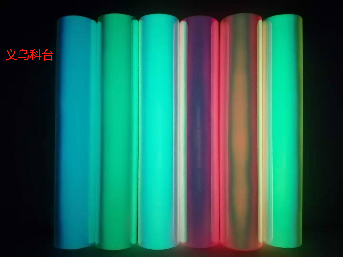 Factory direct sales of heat transfer printing personalized private customization PET colorful light-storing lettering film for engraving text and patterns, DIY various clothing logos pic 4