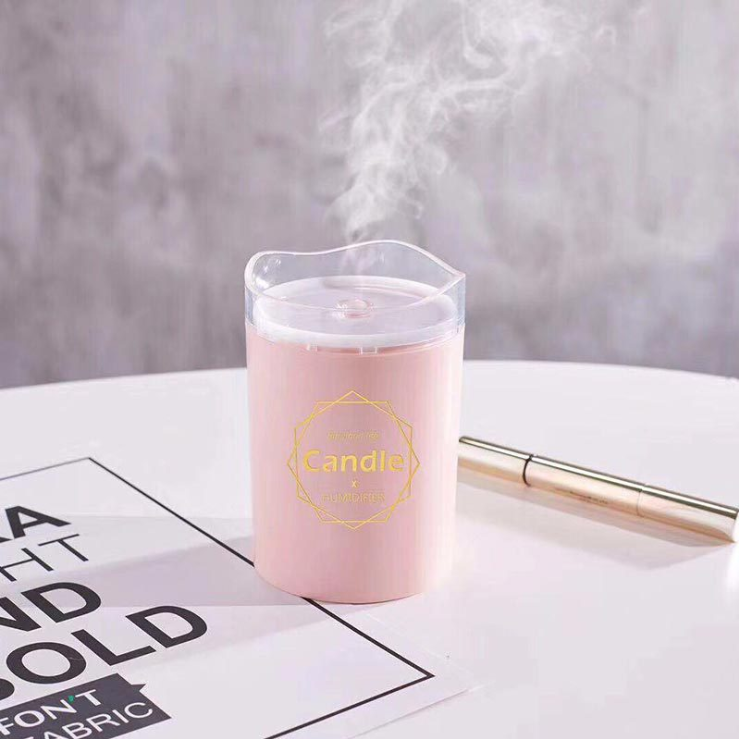 家用新品香薰小夜灯加湿器 usb迷你加湿器家用办公300ml雾化器详情图4