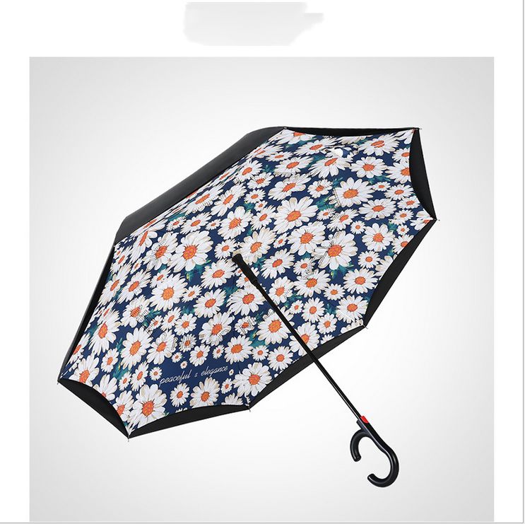 双层自动反向 创意免持晴雨户外遮阳反向直杆雨伞  量大价格请咨询客服