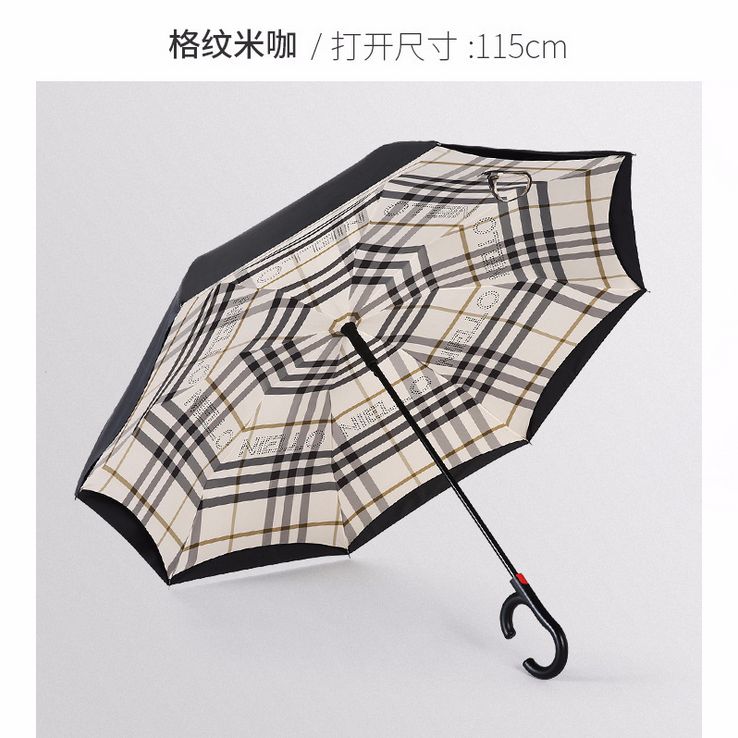 双层 自动 反向伞创意免持晴雨户外遮阳反向直杆雨伞  量大价格请咨询客服