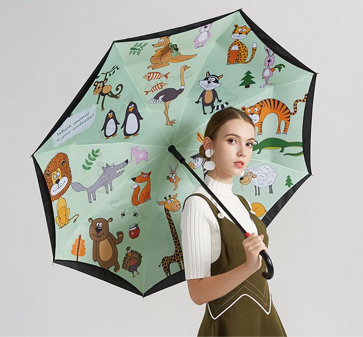 晴雨伞实物图