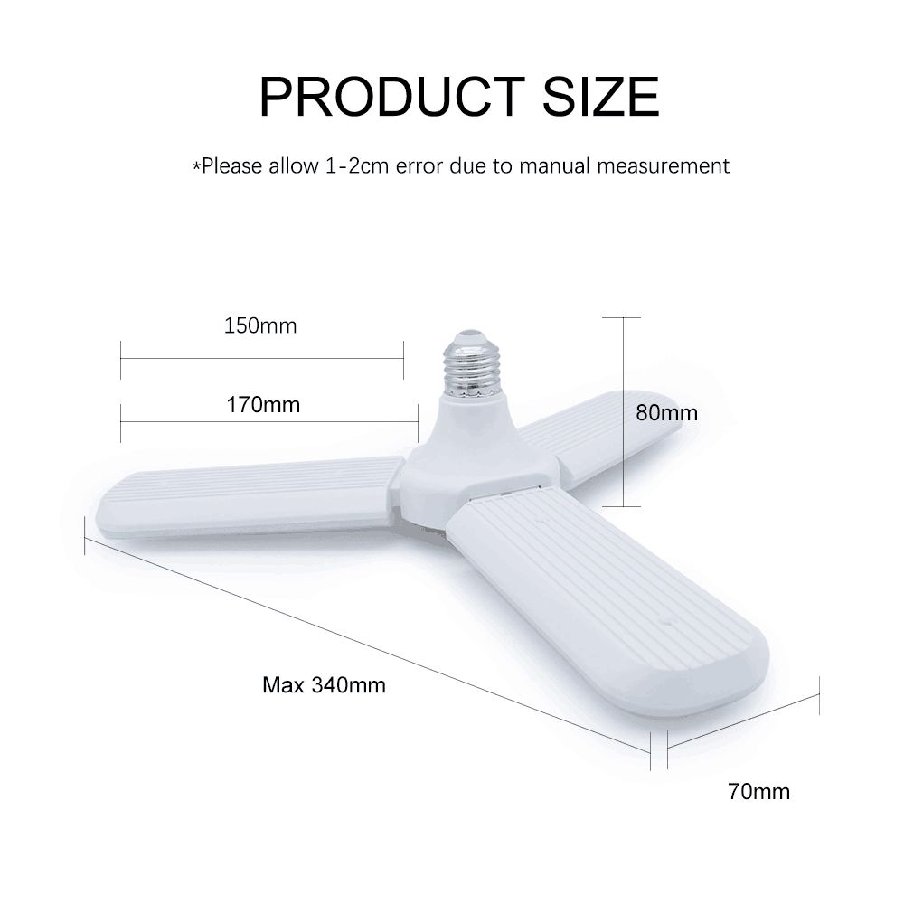 12V three-leaf lamp Specification image