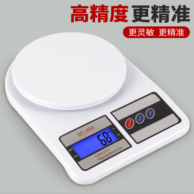 SF400 kitchen weighing electronic scale, baking weighing gram weight scale, small 10KG household food scale detail image 3