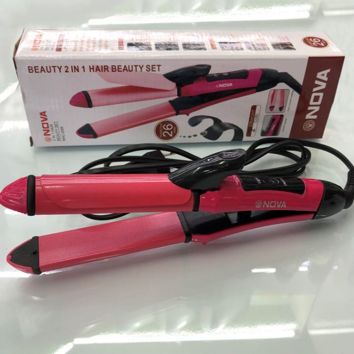 Two-in-one straight Hair Straightener with bangs inside buckle 2009 Curling iron electric splint full figure