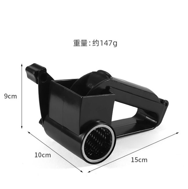 Color box hand-cranked and rotating cheese grater, three-in-one cheese and cheese cheese grater, multi-purpose cheese grater details Picture