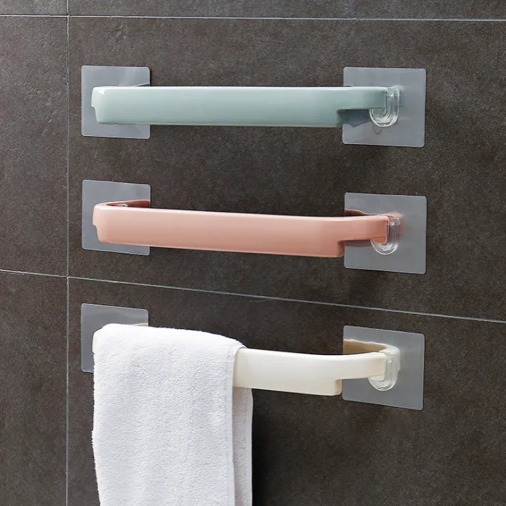 Towel rack, non-perforated towel hanging rack, slippers rack, bathroom storage rack, wall hook, bathroom shoe rack, storage rack detail image 4