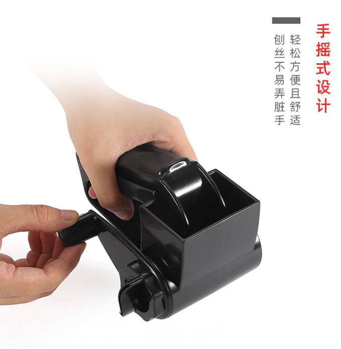 Color box hand-cranked and rotating cheese grater, three-in-one cheese and cheese cheese grater, multi-purpose cheese grater