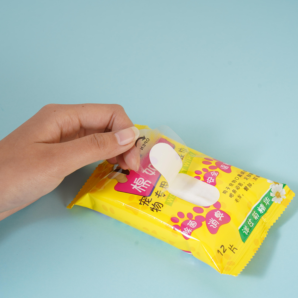 12片宠物清洁湿巾消臭清洁便携式湿巾一次性详情图6