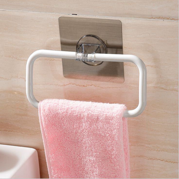 Suction towel rack Suction towel rod towel rack Towel rack Bathroom single pole towel rack full figure