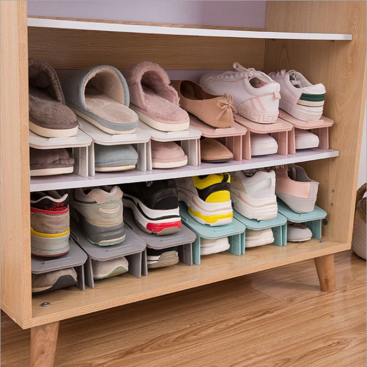 Double detachable and combined simple shoe rack Creative storage Shoe rack Household shoe storage rack