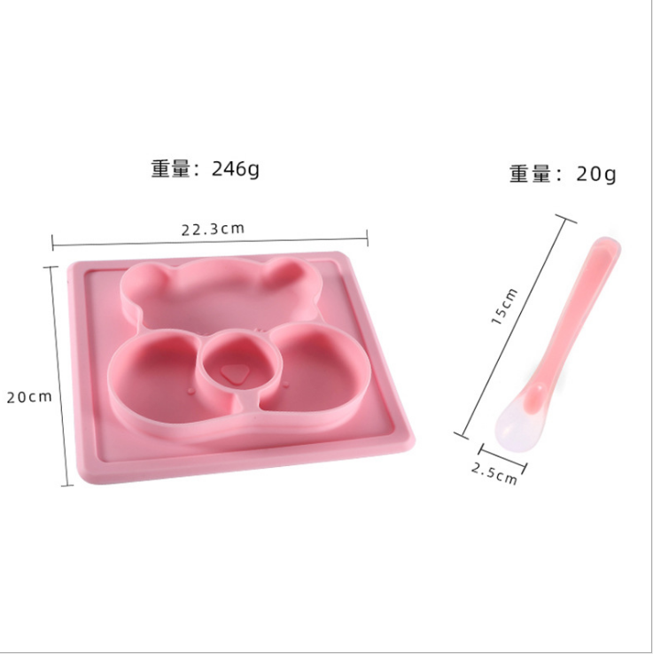 كما أن وعاء مصاصة لا يمكن الانزلاق عليها في شكل قرص أطفال مجهز بالسيليكون detail image 3