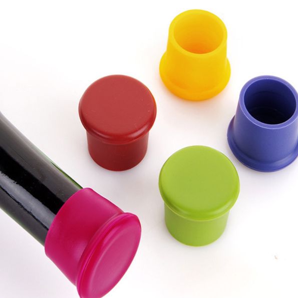 Creative silicone bottle stopper food grade bottle stopper custom wholesale gift red wine bottle leak stopper manufacturers wholesale