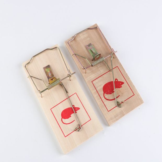 Wholesale and export of large wooden mouse traps from mouse trap manufacturers. White wooden mouse traps Item Picture