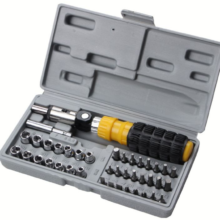 41-piece multi-functional screwdriver set, tool screwdriver socket wrench combination socket wrench Item Picture