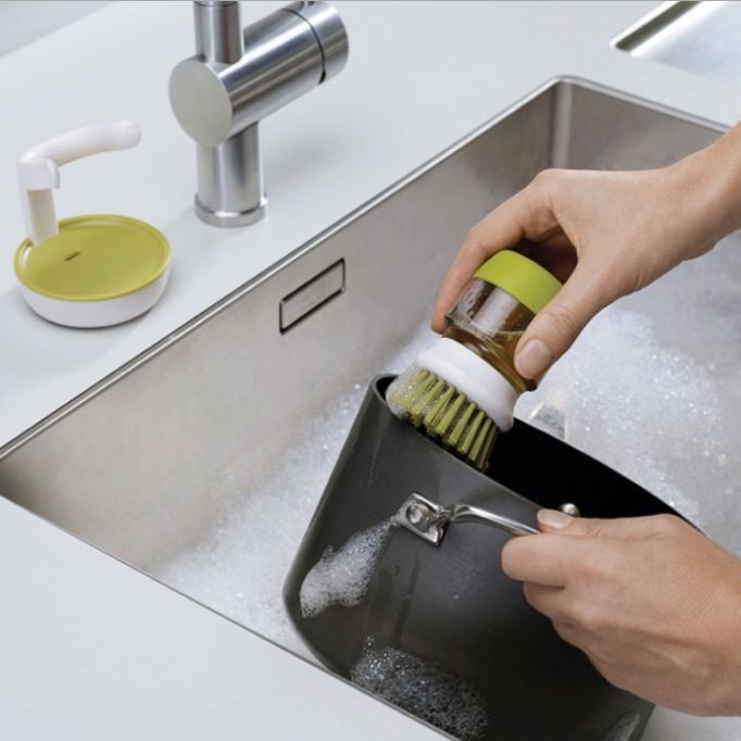 Automatic liquid washing pot brush Automatic liquid kitchen cleaning brush soap liquid brush manufacturers direct sales