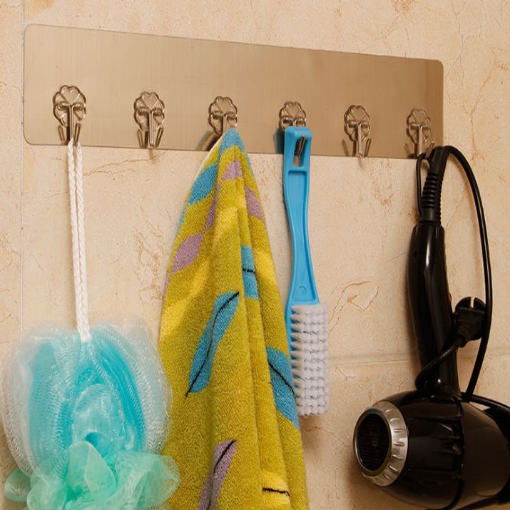 Strong adhesive adhesive hook Traceless drawing gold hook Creative traceless nanodoor adhesive hook