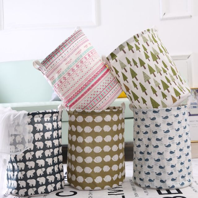Fabric laundry basket